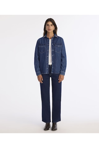 Yargıcı Regular Gömlek Yaka Uzun Kol Gömlek 25kkgm6039x 515 Mavi