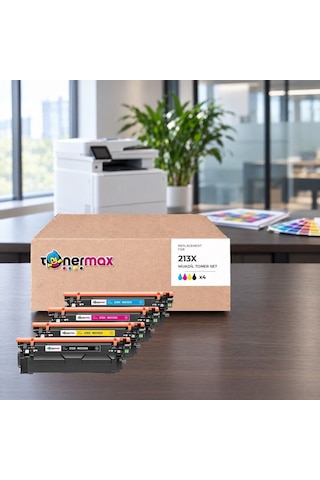 Hp 213x Cmyk Uyumlu Toner Seti - Çipli / Color Laserjet Enterprise 5700 / 6700 / Mfp 5800 / 6800 / W2130x / W2131x / W2132x / W2133x