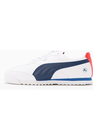 Puma Bmw Mms Roma Via Erkek Günlük Spor Ayakkabı 30709902 Beyaz - Mavi - Kırmızı