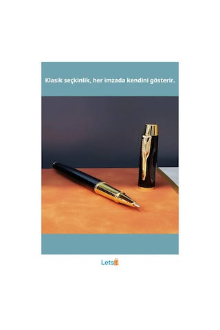 Metal Siyah Roller Tükenmez Kalem Şık Ve Dayanıklı Çok Renkli