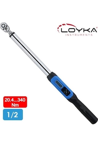 Loyka Awj4-0340 Cırcır Başlı Dijital Torkmetre Tork Anahtarı 340nm