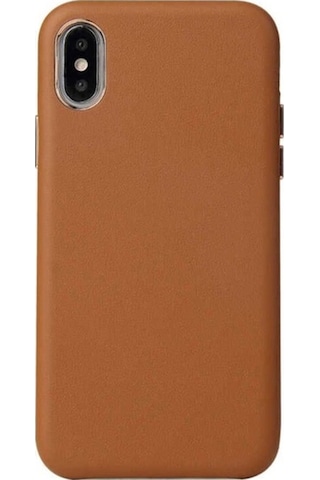 Apple Uyumlu iPhone Xs 5.8 Kılıf Zore Eyzi Kapak Kahverengi