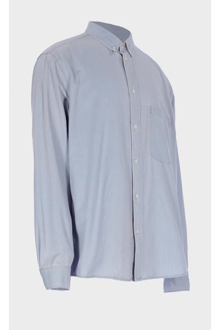 Erkek Açık Mavi Regular Fit Jean Gömlek C 4553-080 Açık Mavi