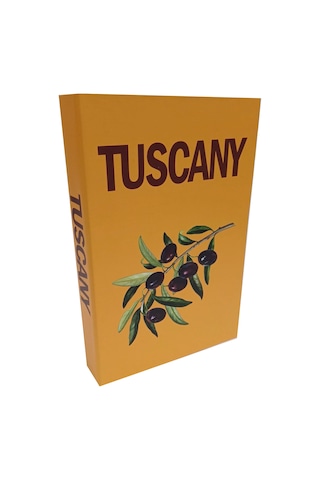 2026-773 Tuscany Dekoratif Kitap Kutusu