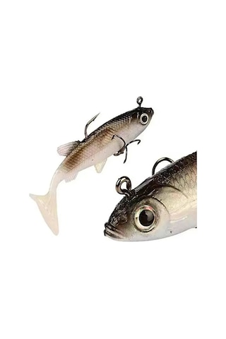 Neevoyu 85mm Yumuşak Yem Balık Avı Seti - 5 Adet Gerçekçi Yapay Balık + Aksesuarlar