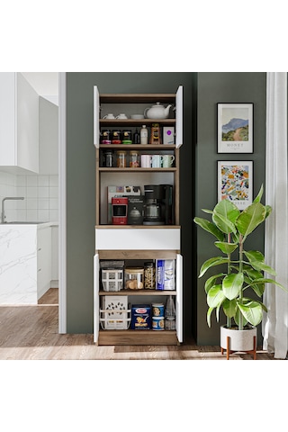 Napoli Çok Amaçlı Dolap Kitaplık Mutfak Dolabı