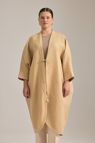 Aker Önden Bağcıklı Kimono Taş Taş