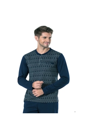 Pierre Cardin 5436 Damatlık Çeyizlik Jakarlı Pijama Takımı