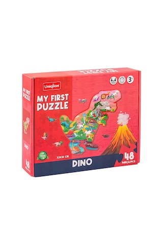 Ahşap Puzzle Dinazor