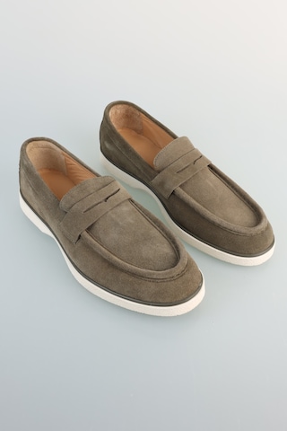 Bisse Erkek Süet Loafer Haki Ayakkabı Ayk25y25004 D49
