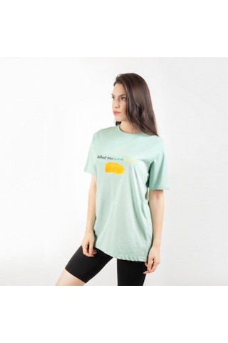 Gisele Kadın Yeşil T-Shirt Yeşil