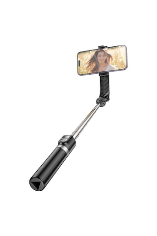 Hoco. K20 Bt 4.2 1m Broadcast Holder Selfie Çubuğu - Siyah