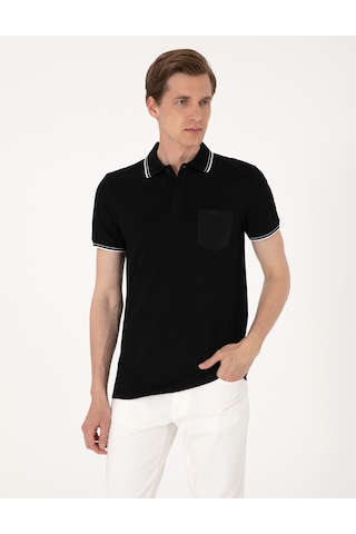 Pierre Cardin Erkek Siyah Tişört 50302631-vr046 Siyah