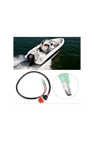 Universell Båt Utombordsmotor Motor Start Stoppbrytare Nyckellös Tryckknapp, Gäller Alla För-perfet