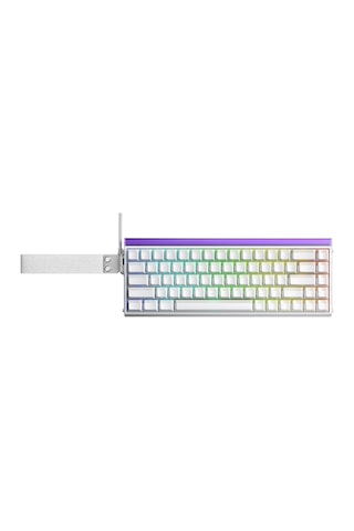 Aula Hero 68 He Manyetik Klavye Rapid Trigger Jade King Switch 8000hz Rgb Neon Tkl Hot Swap Oyuncu Klavyesi Beyaz
