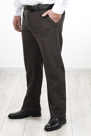 Neowit Erkek İçi Polarlı Yan Cep Klasik Kesim Kadife Pantolon Kahverengi