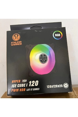 Rgb Işıklı 120mm Kasa Fanı - Yüksek Performans, Sessiz Çalışma 1 Adet