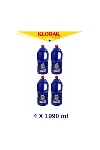 Klorak 4 Adet 1990 Ml Kireç Sökücü 4'lü Set