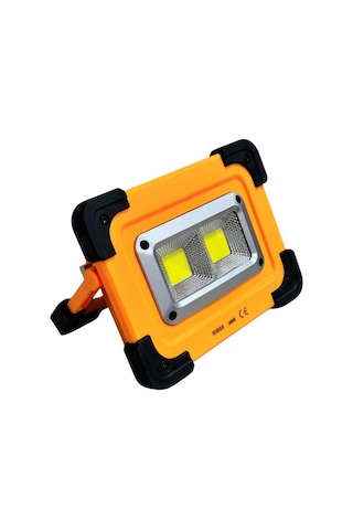 Lambada Solar 12v Cob Ledli El Projektörü Güneş Enerjili-şarjlı Usb Çıkışlı Mıknatıslı