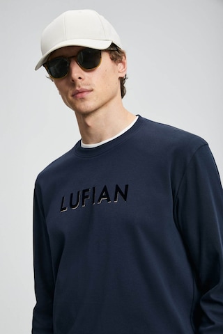 Lufian Sara Lacivert Erkek Uzun Kollu T-shirt 112020057 Lacivert