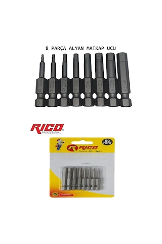Matkap Uçları Torx Alyan Düz Yıldız 22 Parça 50 Mm Manyetik Mıkna