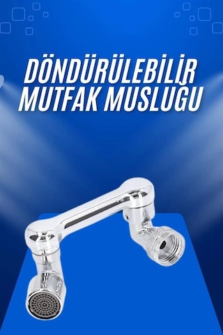 Bfs Döndürülebilir Musluk Mutfak Banyo Musluk Ucu Başlığı 4 Filtreli Çok Renkli