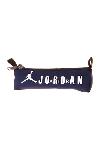 Jordan Air Brooklyn Navy Blue Lacivert Erkek Çocuk İki Bölmeli Kalem Çantası/kalemlik - Q3185