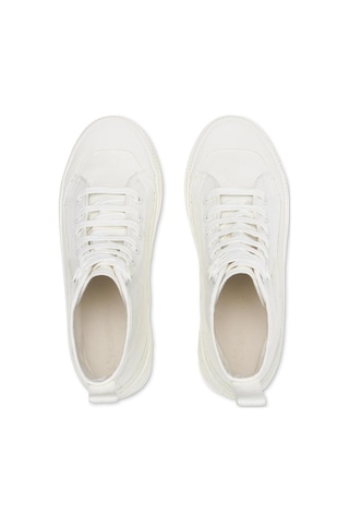 Superga 2467 Alpina Wave Kadın Beyaz Bilekli Sneaker Siyah