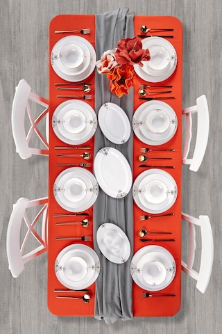 Taç Eliza Carmilla 53 Parça 12 Kişilik Yemek Takımı