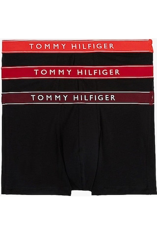 Tommy Hilfiger 3p Trunk Wb-7329 Hot Heat/med Red/dp Rge