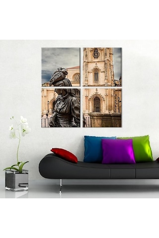 Heykel Kadın Kanvas Tablo 100x100cm