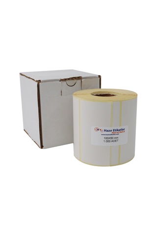 Lexroo Eko Termal Etiket 100mm X 50mm Ruloda 1000 Adet 40mm Kuka Çapında Direk Termal Transfer Diğer