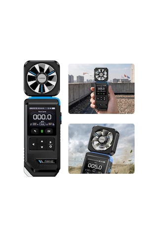 Tr Fnırsı Fam-02 Rüzgar Hızı Sıcaklık Ve Nem Ölçer Anemometre