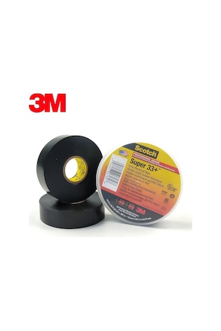 3m Scotch 33+ Elektrik İzolasyon Bandı 10 Adet 19mm X 20mt