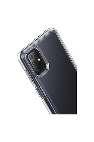 Newface - 832 - Samsung Galaxy M51 Kılıf Lüx - Kmrsfres - Şeffaf Silikon