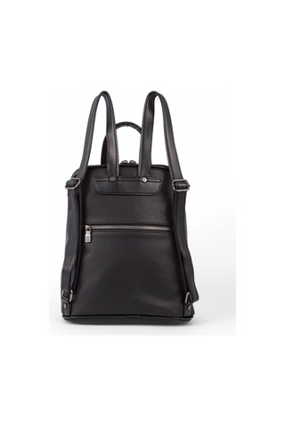 Bilik Deri Siyah Kadın Sırt Çantası Dlr01 085 Siyah