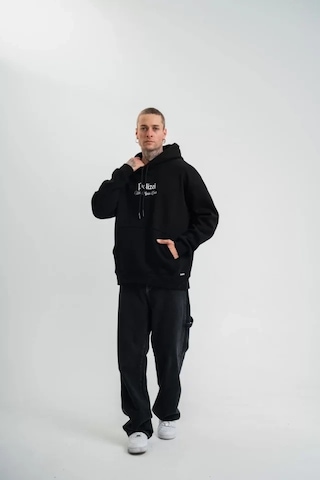 Vexor Polızeı Premium Kalite Kapşonlu Dijital Patchli Sweatshirt - Siyah