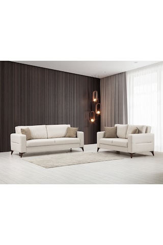 Kristal 3+2 Koltuk Takımı Bej