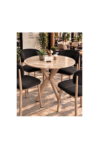 Mutfak Cafe Balkon Bahçe Restoran Yemek Masası 70x70 Cappuccino Traverten Yuvarlak Traverten - Kapuçino Traverten - Kapuçino Mutfak Cafe Balkon Bahçe Restoran Yemek Masası 70x70 Cappuccino Traverten Yuvarlak Traverten - Kapuçino Traverten - Kapuçino