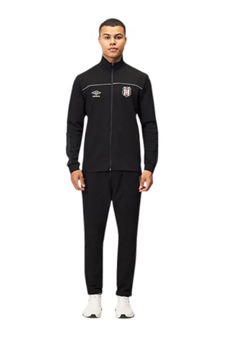 Beşiktaş Lisanslı Fermuarlı Siyah Sweatshirt 25/26 Sezon SiYAH