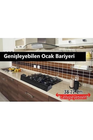 Agubu Genişleyebilen Ocak Bariyeri - Siyah Çok Renkli