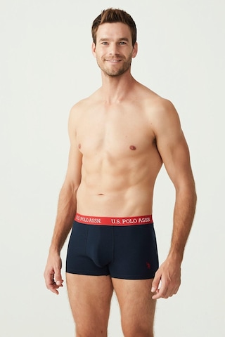 U.S. Polo Assn. Erkek Siyah 3 Lü Boxer 80253