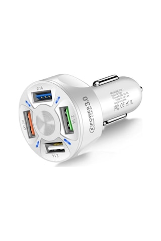 Zuidid Araç Hızlı Şarj 4 Usb 7 A Çoklu Hızlı Şarj Adaptörü