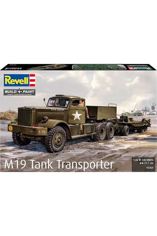 Revell Maket Model Kit Askeri Araçlar M19 Tank Transporter 3364