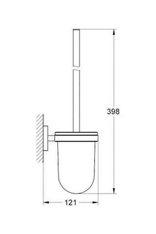 Grohe Essentials Tuvalet Fırçalığı - 40374001