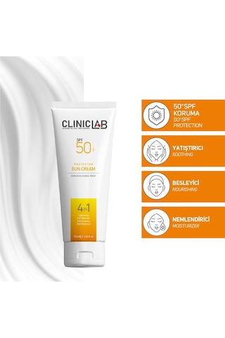 Cliniclab Besleyici ve Nemlendirici Güneş Kremi SPF50+ 50 ML