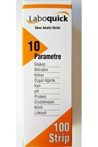 Laboquick Laboquıck 10 Parametre İdrar Analiz Stribi