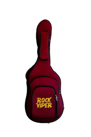 Rock Viper Red Profesyonel Kalın Pedli Elektro Gitar Kılıfı