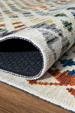 Valencıa-1501 Kaymaz Taban Dekoratif Modern Yıkanabilir Kolay Temizlenen Salon Balkon Mutfak Halısı Kilim Yolluk