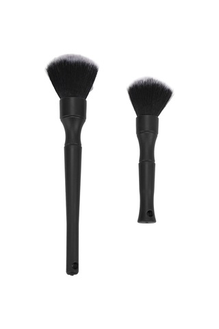 Moveevo 2 Adet Otomobil Detay Fırçası - İç Ve Dış Temizliği, Boşluklar Ve Zarf Noktaları İçin Dayanıklı Nilon Fiber + Abs Malzeme